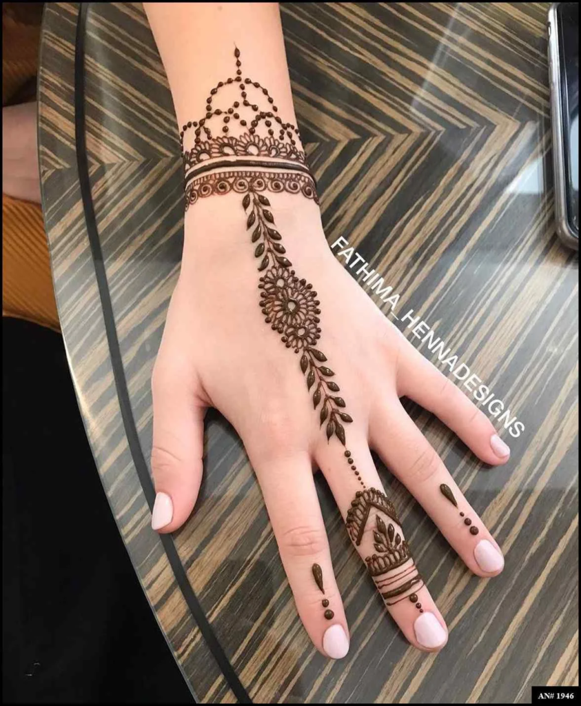 253+ simple mehndi design photo