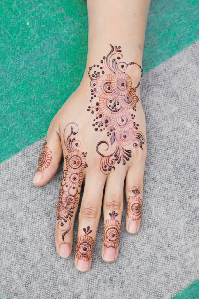 253+ simple mehndi design photo