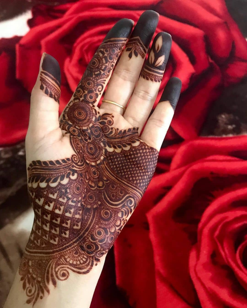 253+ simple mehndi design photo