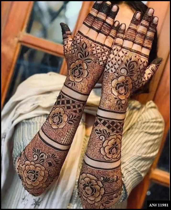 253+ simple mehndi design photo