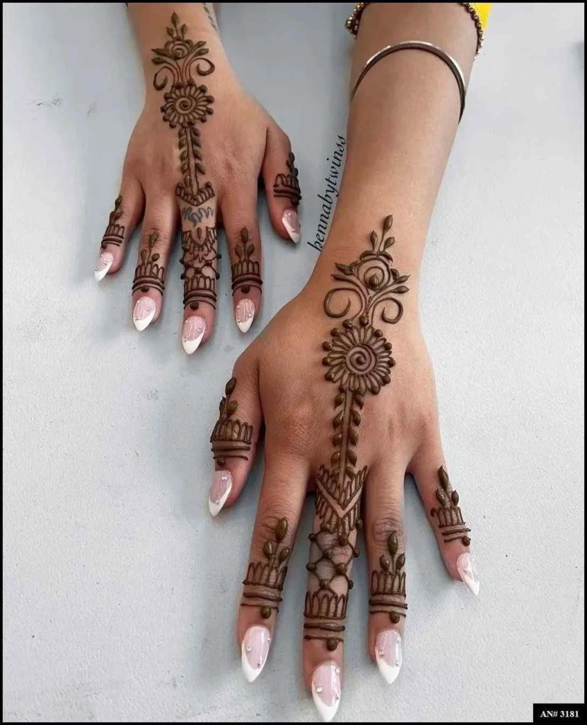 253+ simple mehndi design photo