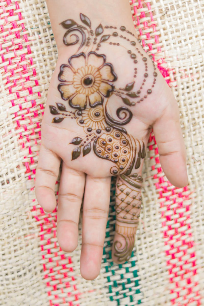 253+ simple mehndi design photo