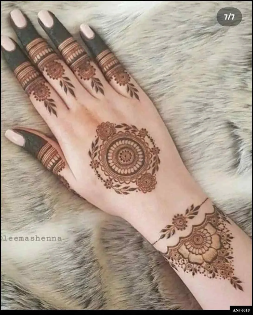 253+ simple mehndi design photo