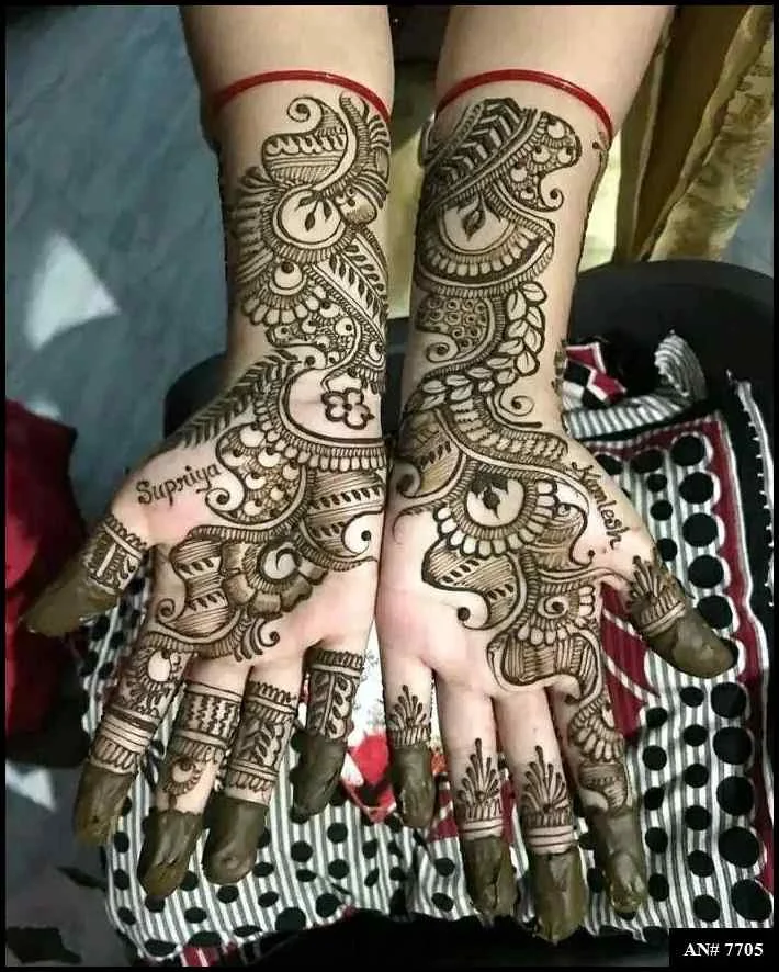 253+ simple mehndi design photo