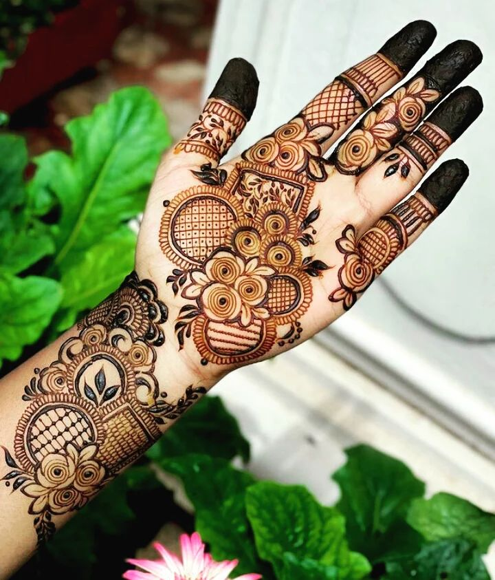 253+ simple mehndi design photo