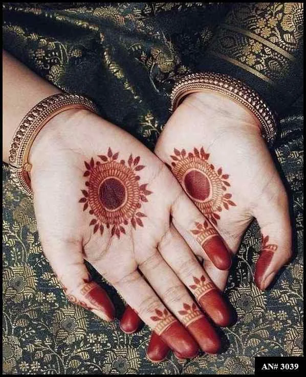 253+ simple mehndi design photo