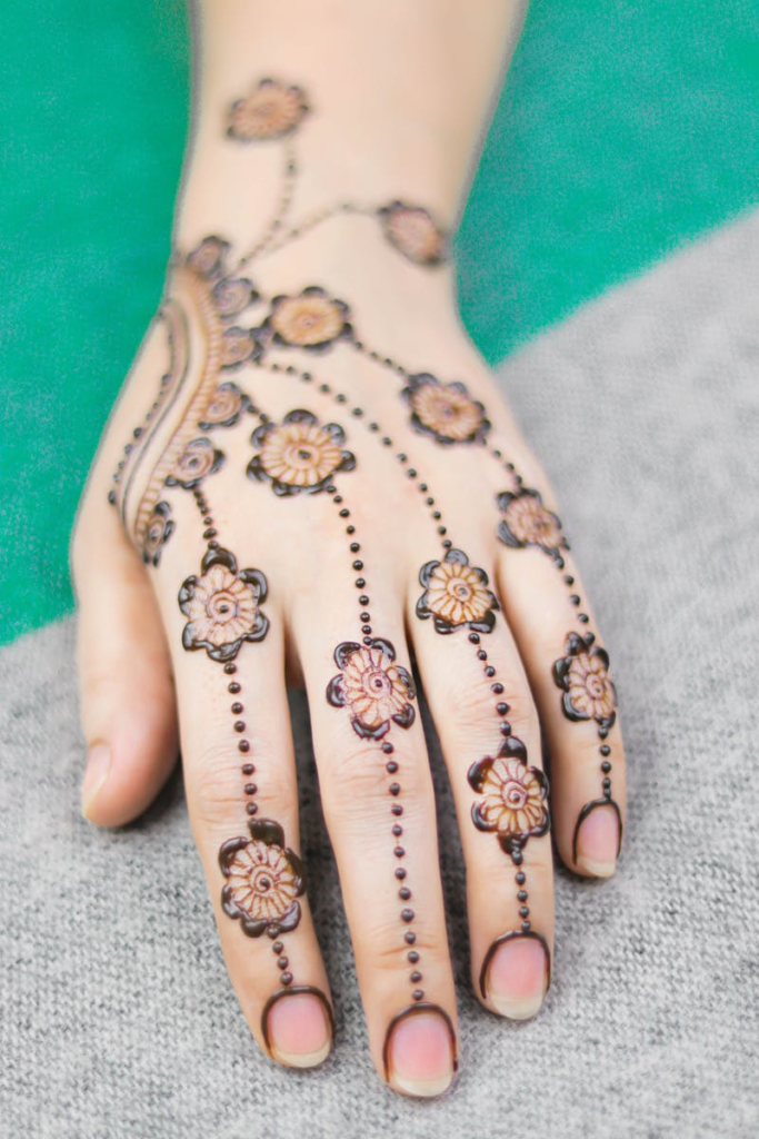 253+ simple mehndi design photo