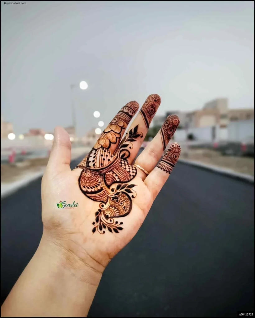 253+ simple mehndi design photo