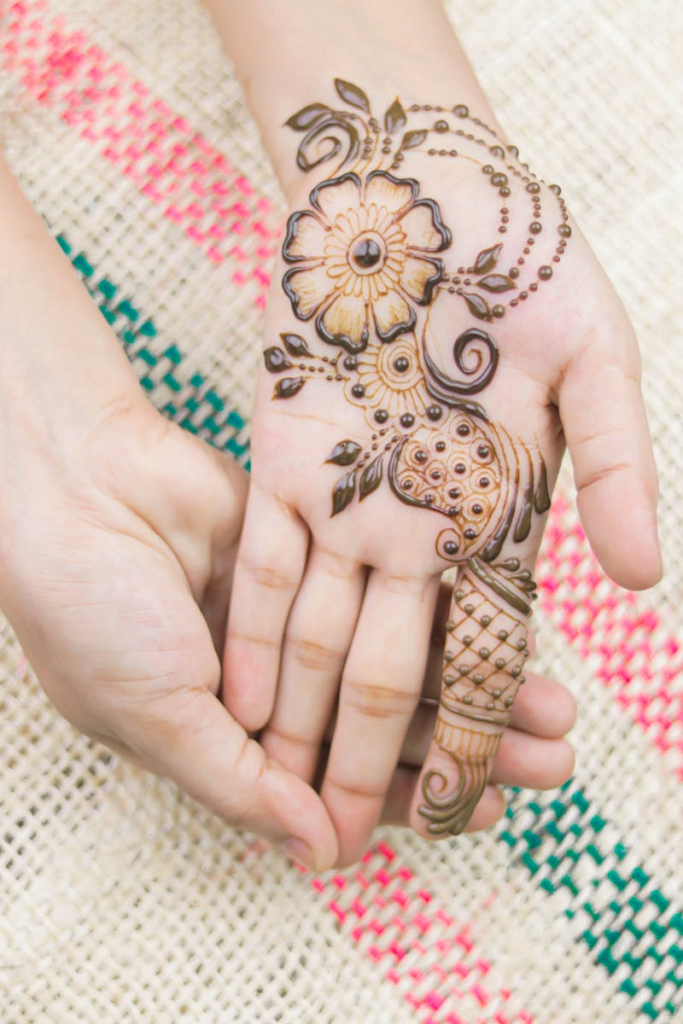 253+ simple mehndi design photo