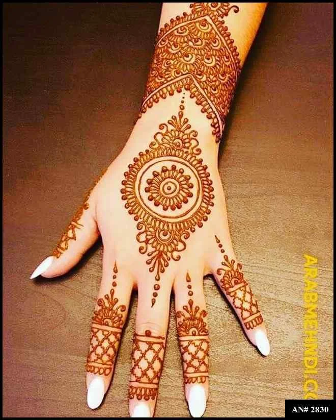 253+ simple mehndi design photo