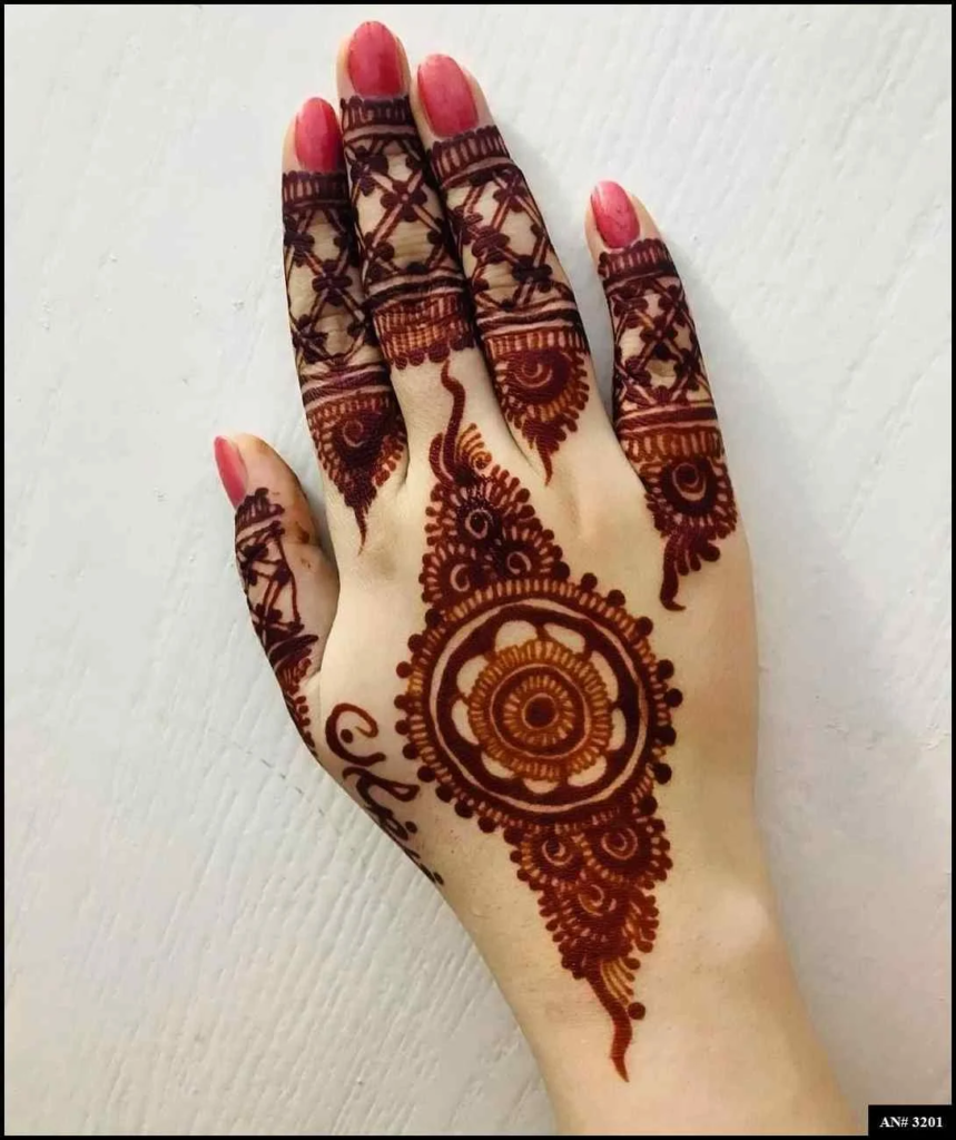 253+ simple mehndi design photo