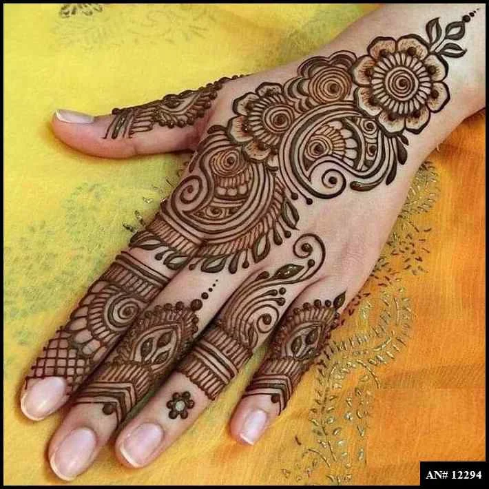 253+ simple mehndi design photo