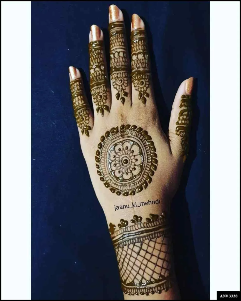 253+ simple mehndi design photo