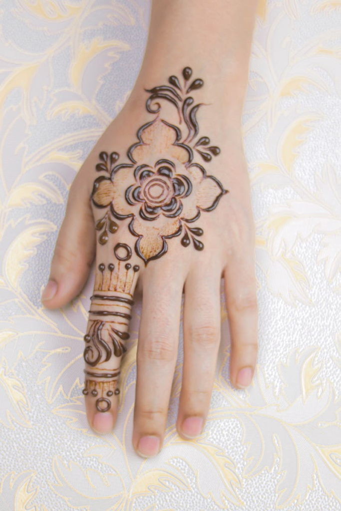 253+ simple mehndi design photo