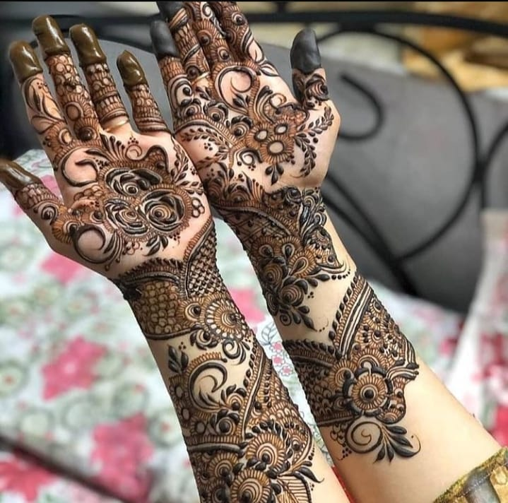 253+ simple mehndi design photo