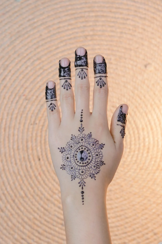 253+ simple mehndi design photo