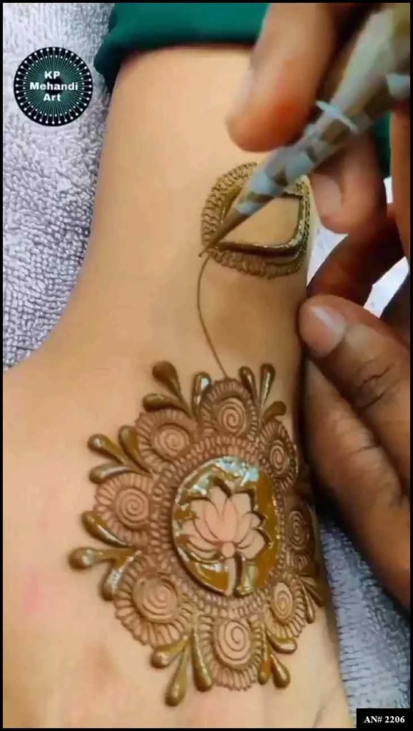 253+ simple mehndi design photo