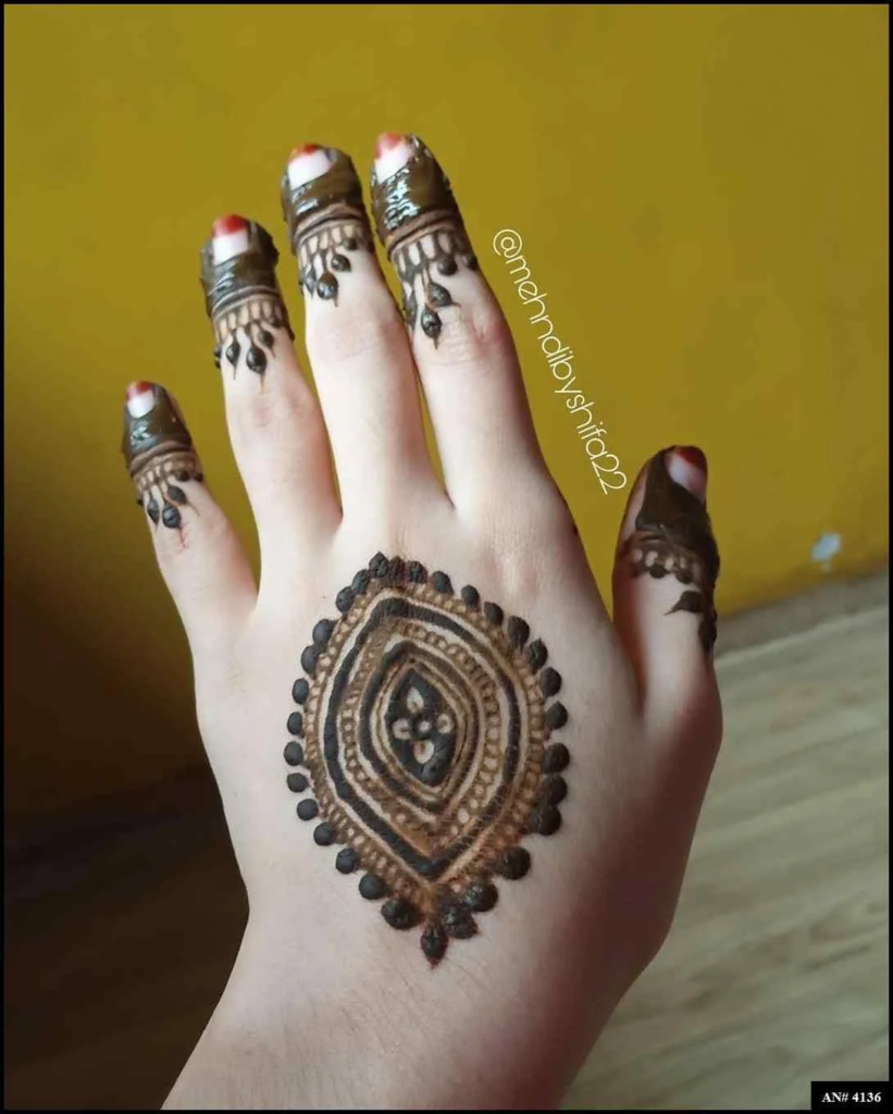 253+ simple mehndi design photo