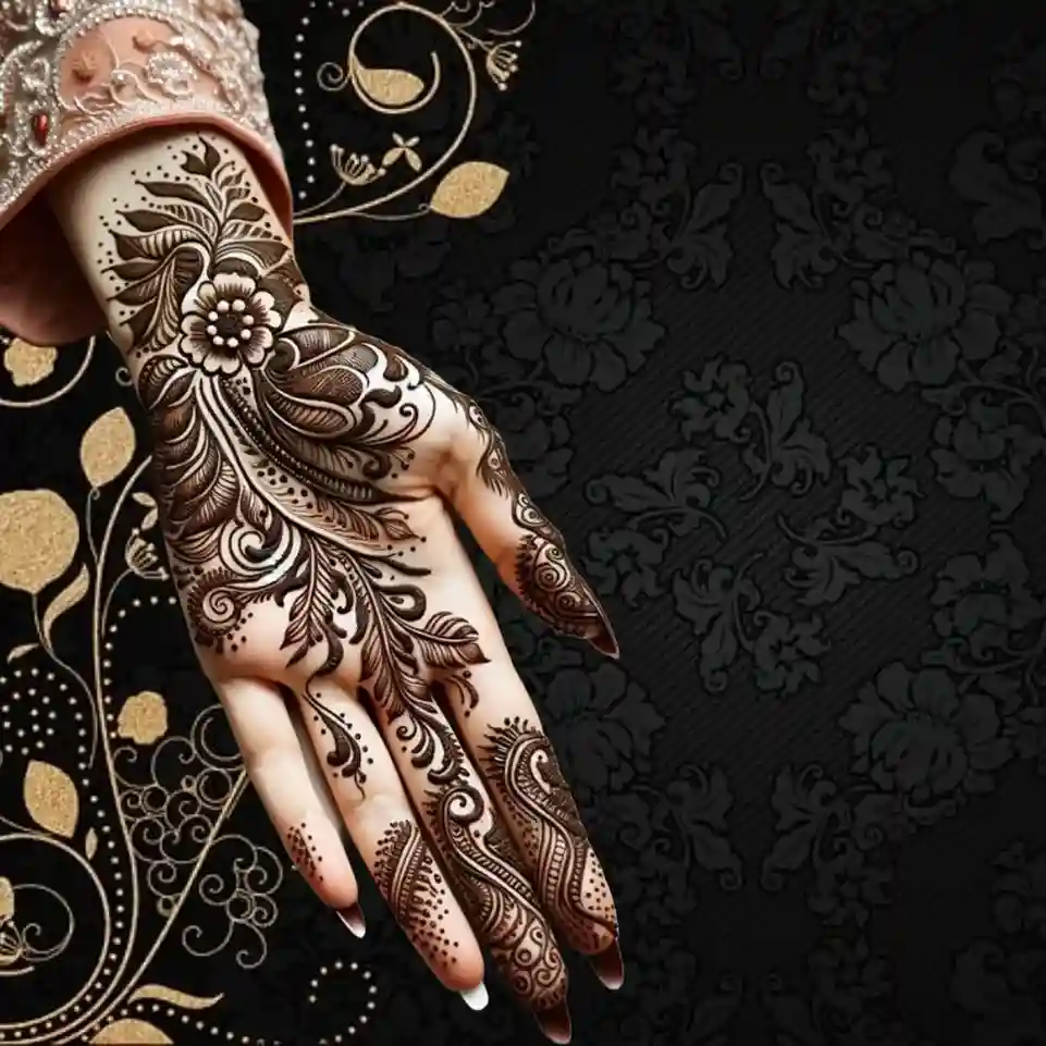 150+ Latest Simple mehndi design for girls