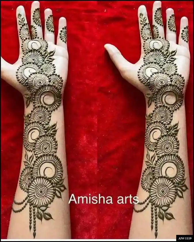 150+ Latest Simple mehndi design for girls