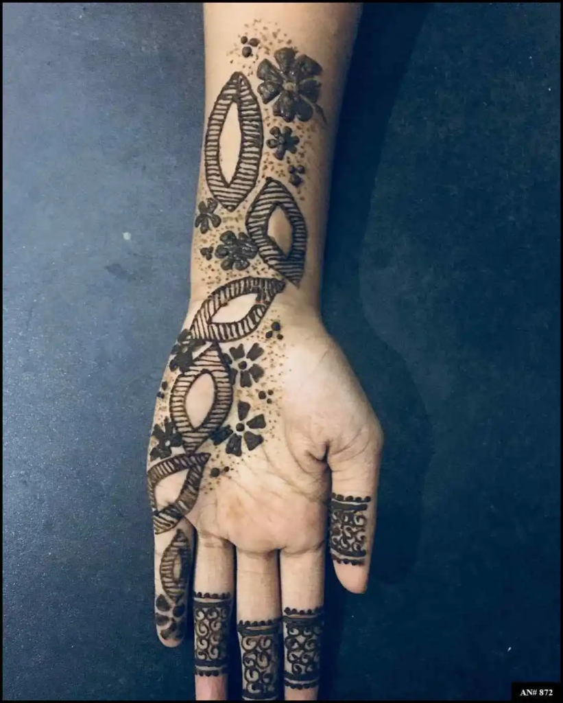 150+ Latest Simple mehndi design for girls