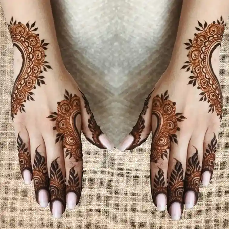 150+ Latest Simple mehndi design for girls