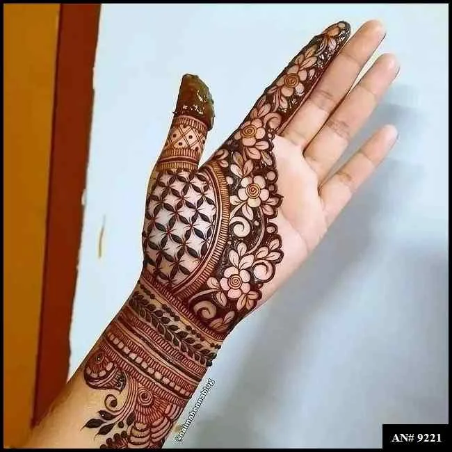 150+ Latest Simple mehndi design for girls