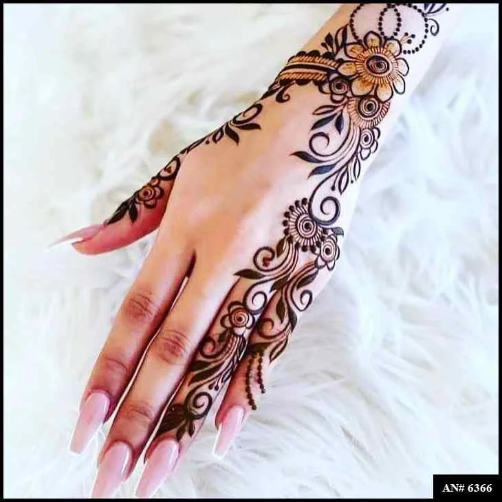 150+ Latest Simple mehndi design for girls