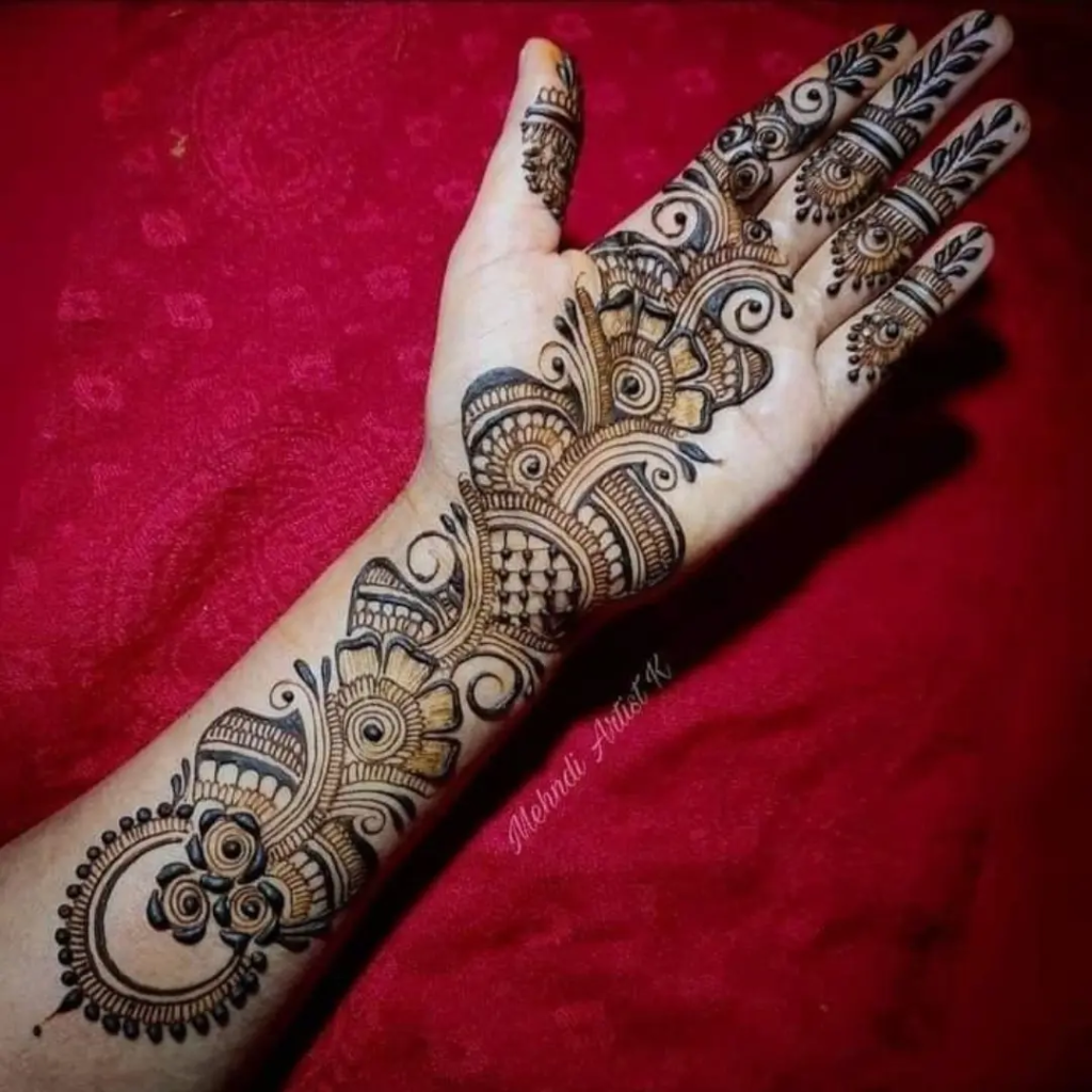 150+ Latest Simple mehndi design for girls