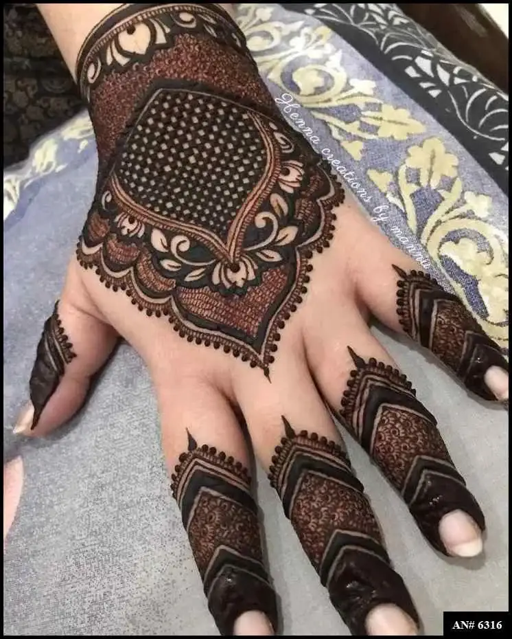 150+ Latest Simple mehndi design for girls