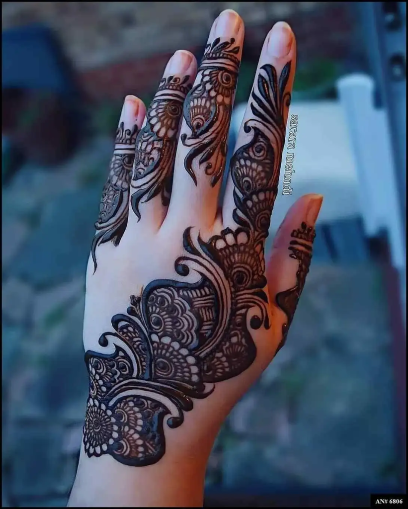 150+ Latest Simple mehndi design for girls