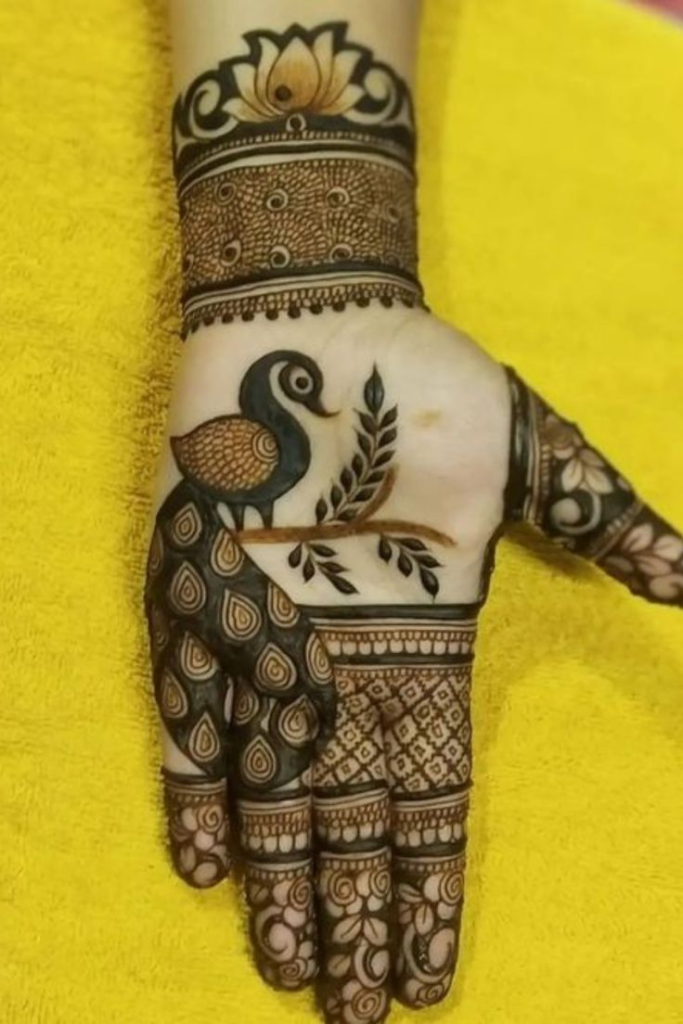 Peacock Mehndi Design