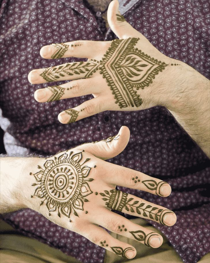 Boys Mehndi Design Photos