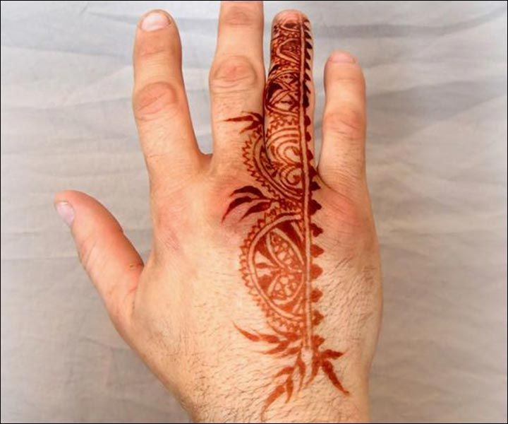 Boys Mehndi Design Photos