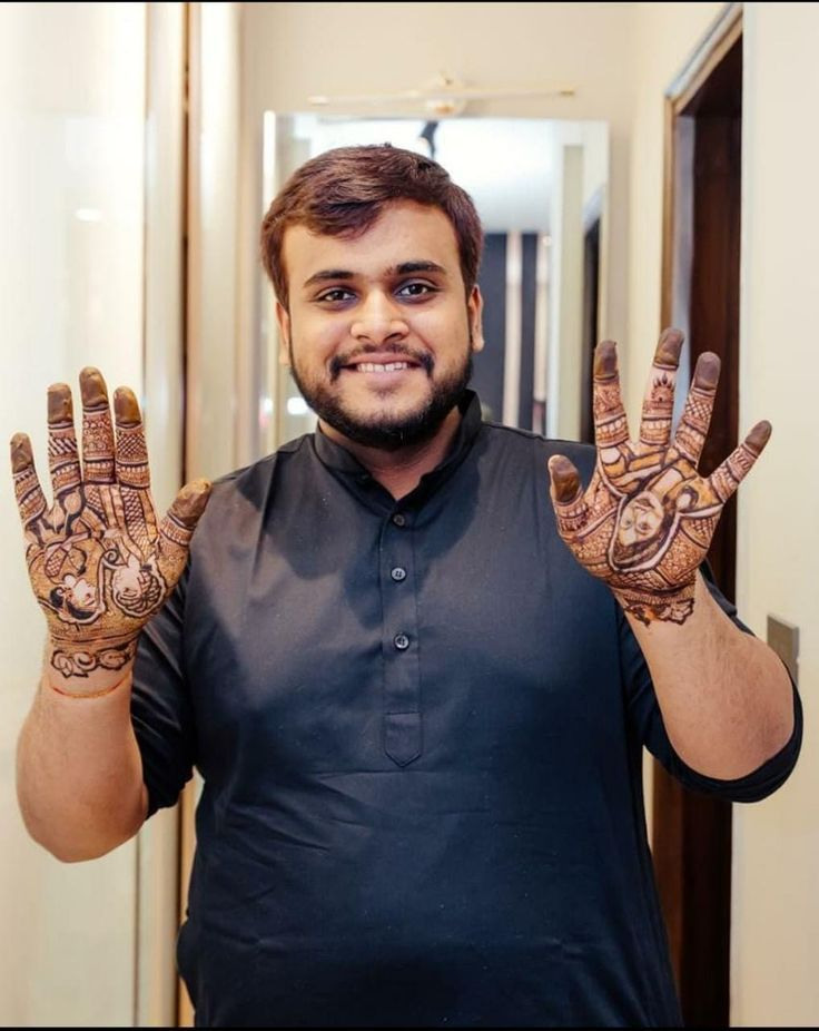 Boys Mehndi Design Photos