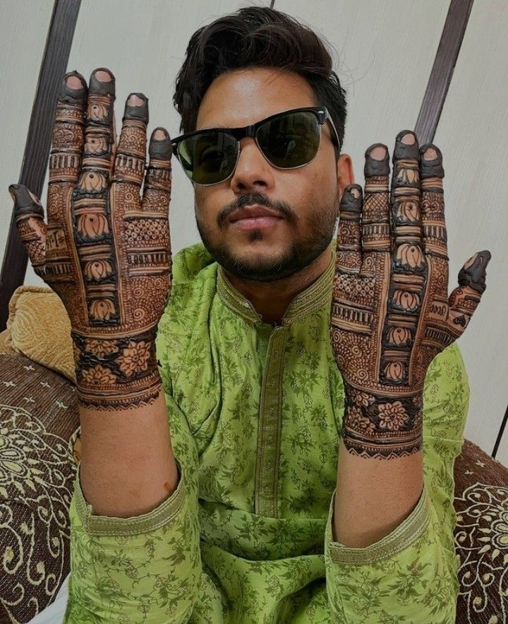 Boys Mehndi Design Photos