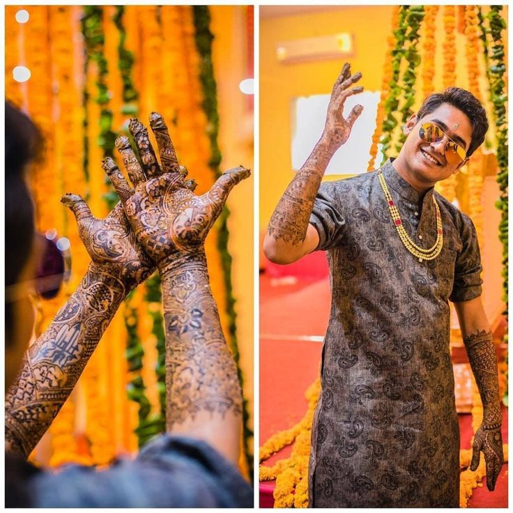 Boys Mehndi Design Photos