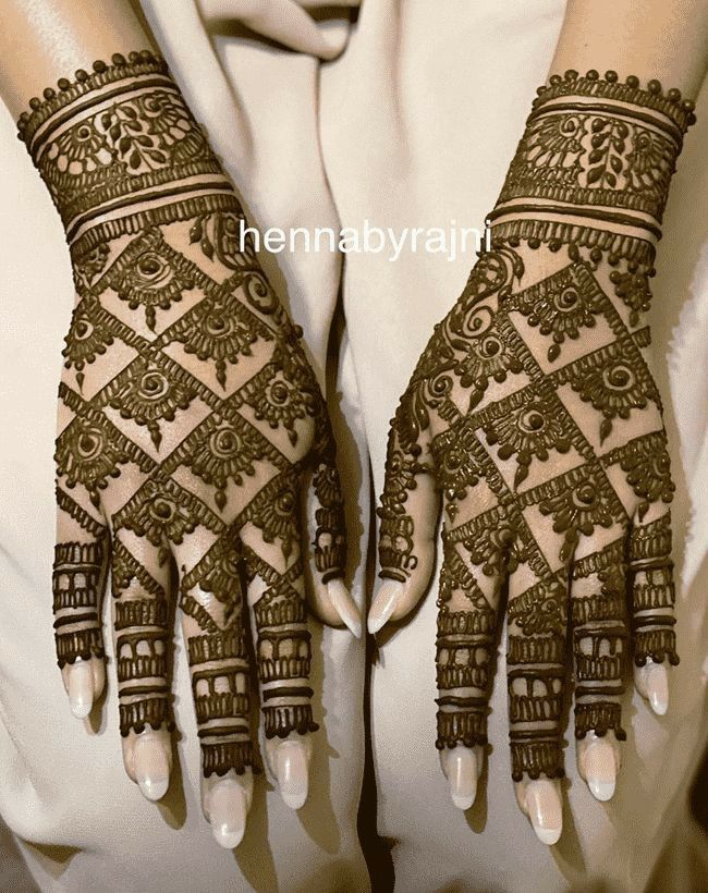 Half Hand Mehndi Design Simple Gallery