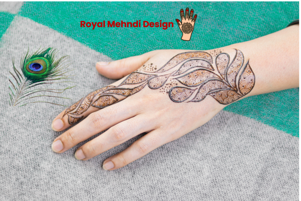 peacock mehndi designs