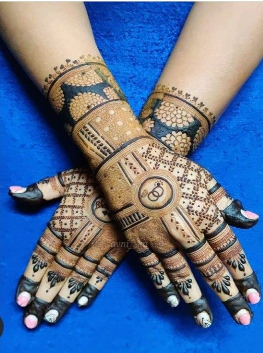 Engagement Mehndi Design