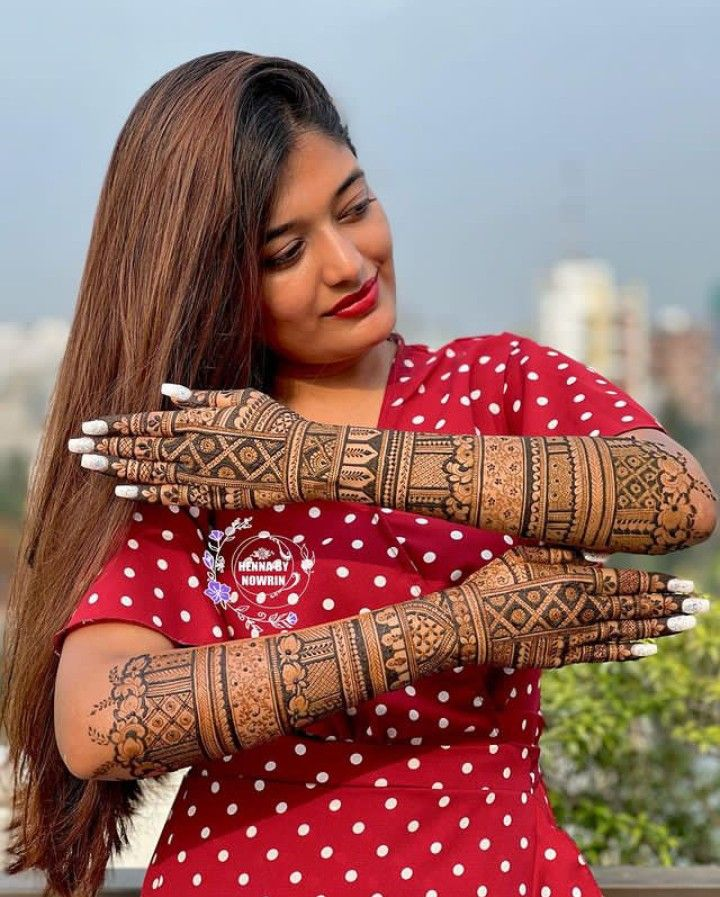 Engagement Mehndi Design