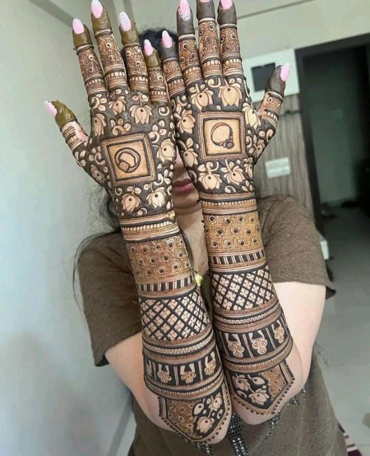 Engagement Mehndi Design