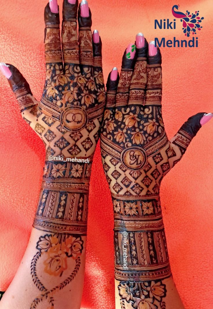 Engagement Mehndi Design