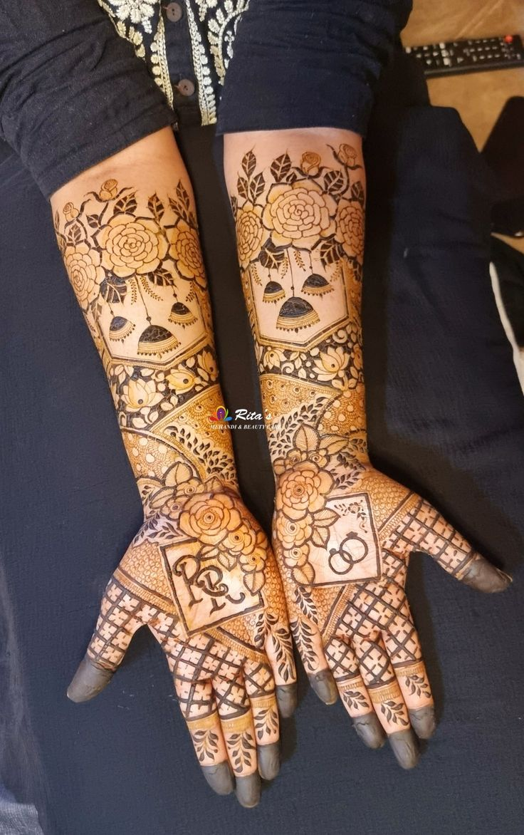 Engagement Mehndi Design