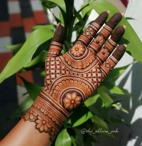 Front Full Hand Mehndi Design Gallery