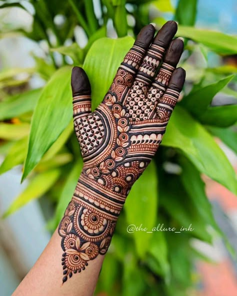 Front Full Hand Mehndi Design Gallery