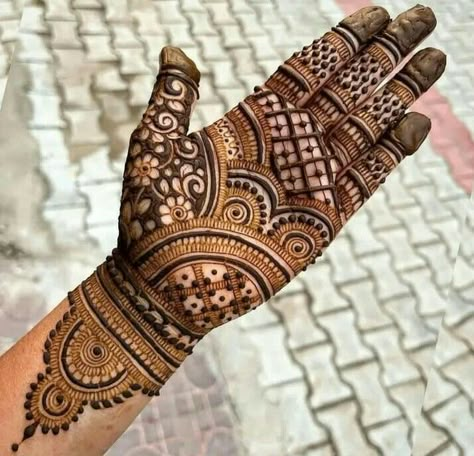 Front Full Hand Mehndi Design Gallery