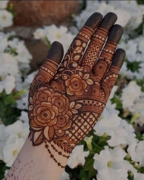 Front Full Hand Mehndi Design Gallery