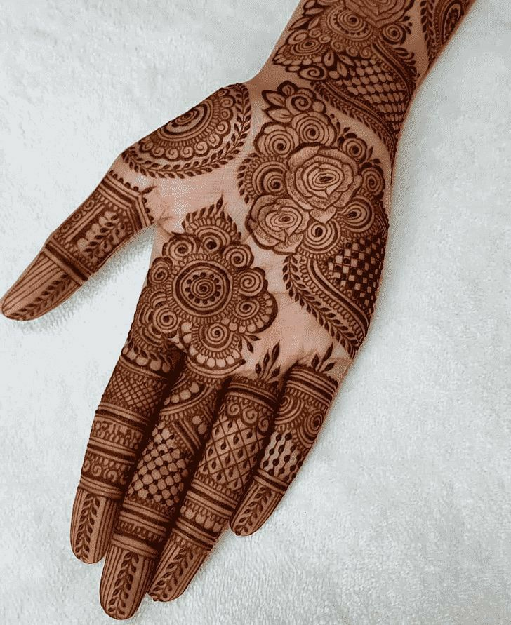 Half Hand Mehndi Design Simple Gallery