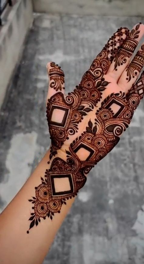 Front Full Hand Mehndi Design Gallery